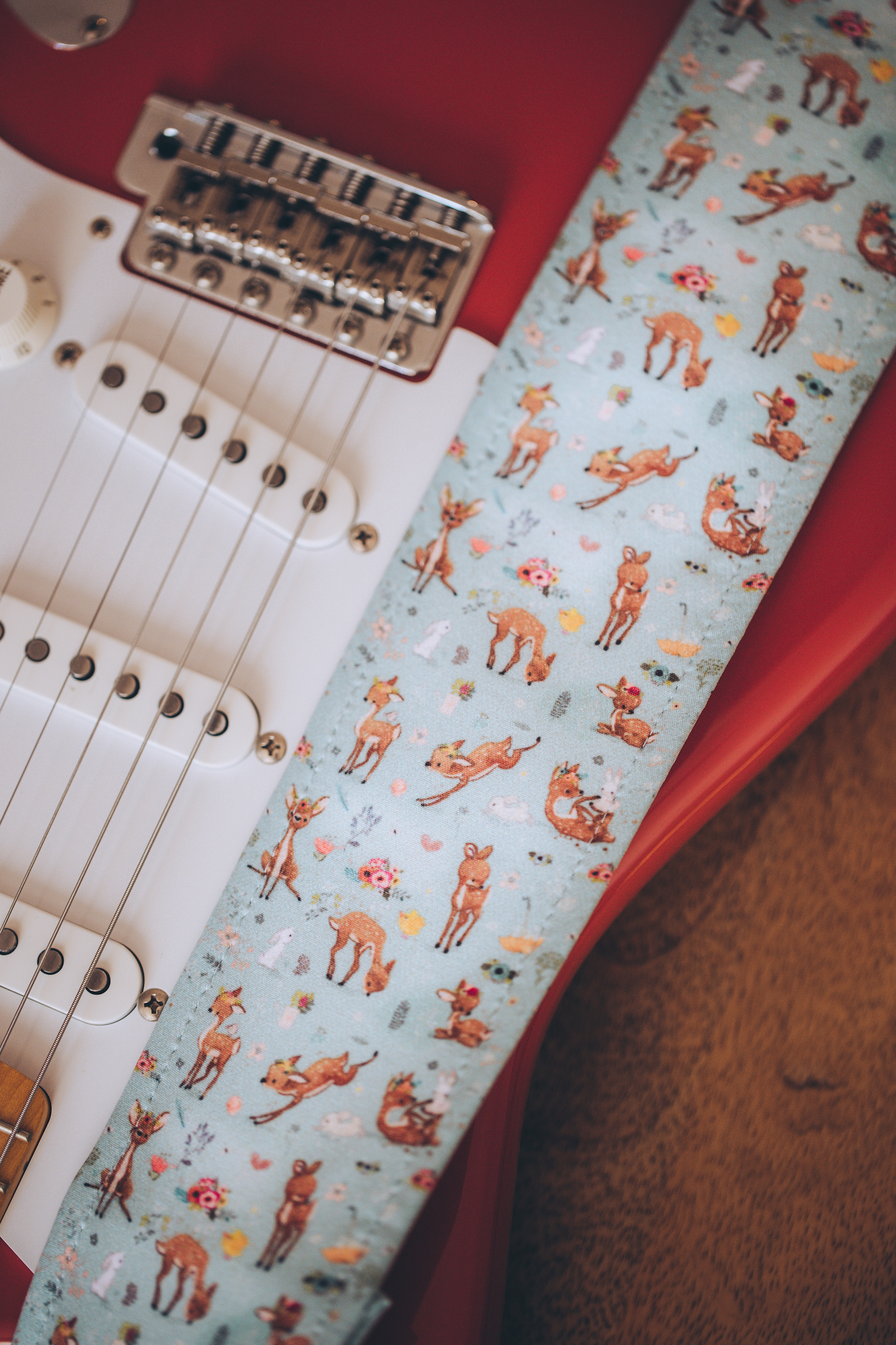 Roe Deer "Bambi" Guitar Strap - Image 11