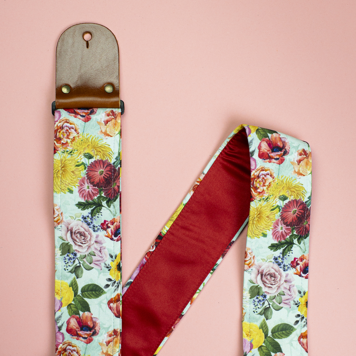 Floral Guitar Strap - Image 2
