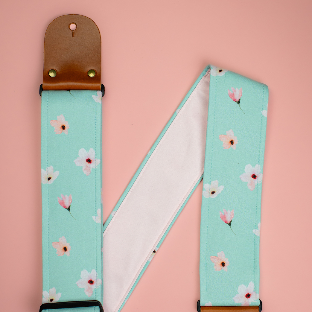 Floral Guitar Strap - Image 2