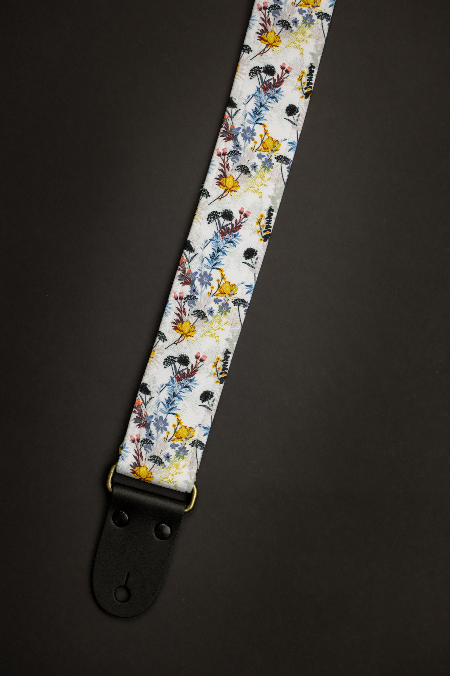 Floral Guitar Strap 2inch - Image 3
