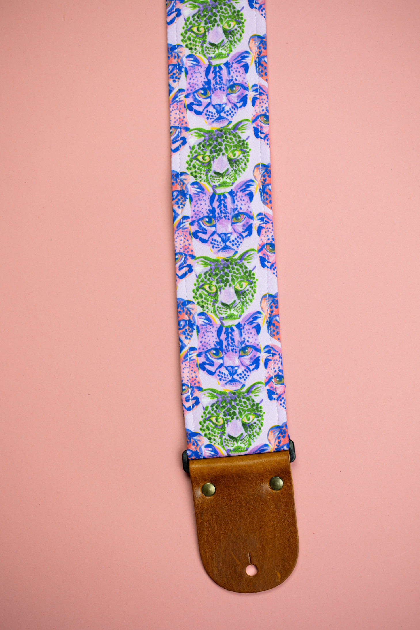 Cheetah Guitar Strap - Image 3
