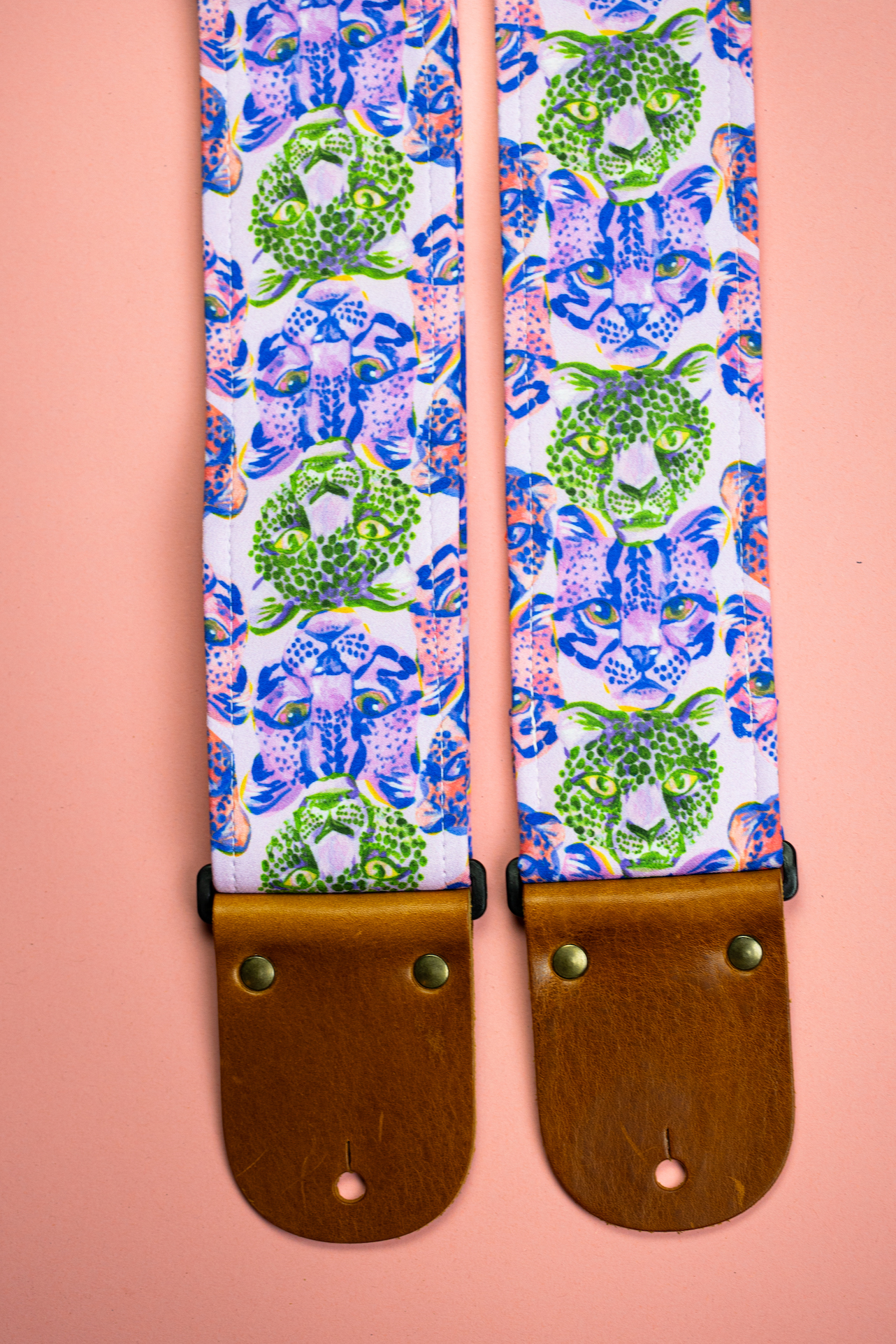 Cheetah Guitar Strap - Image 4