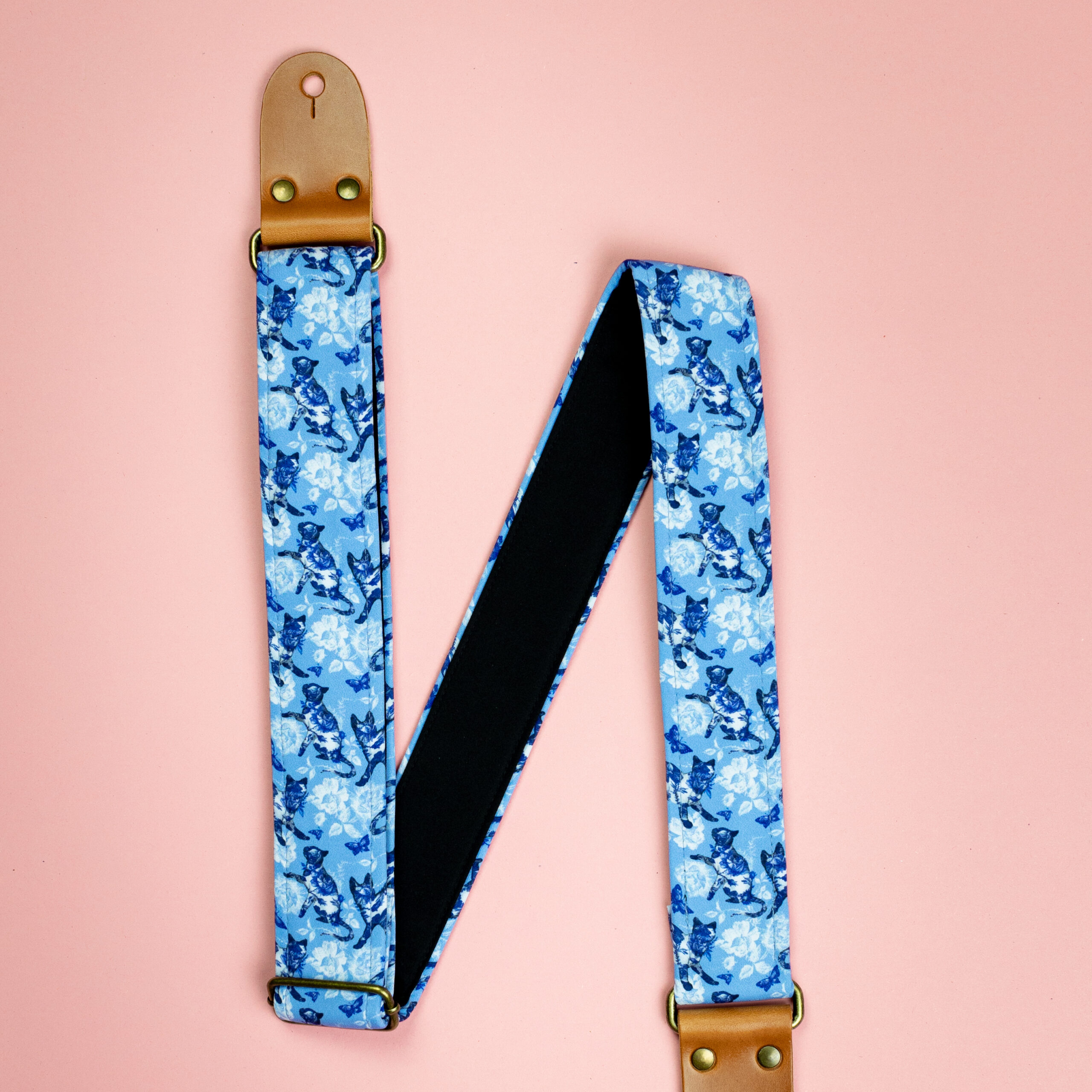 Cat Lover Guitar Strap 2inch - Image 2