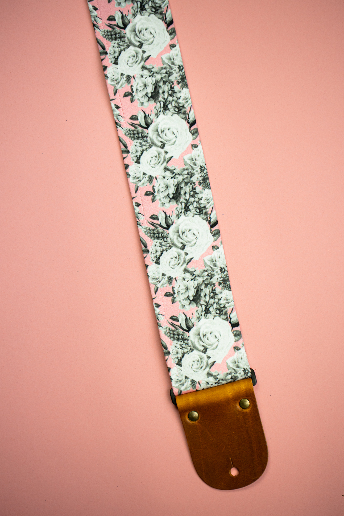 The Pink Monarch Guitar Strap - Image 3