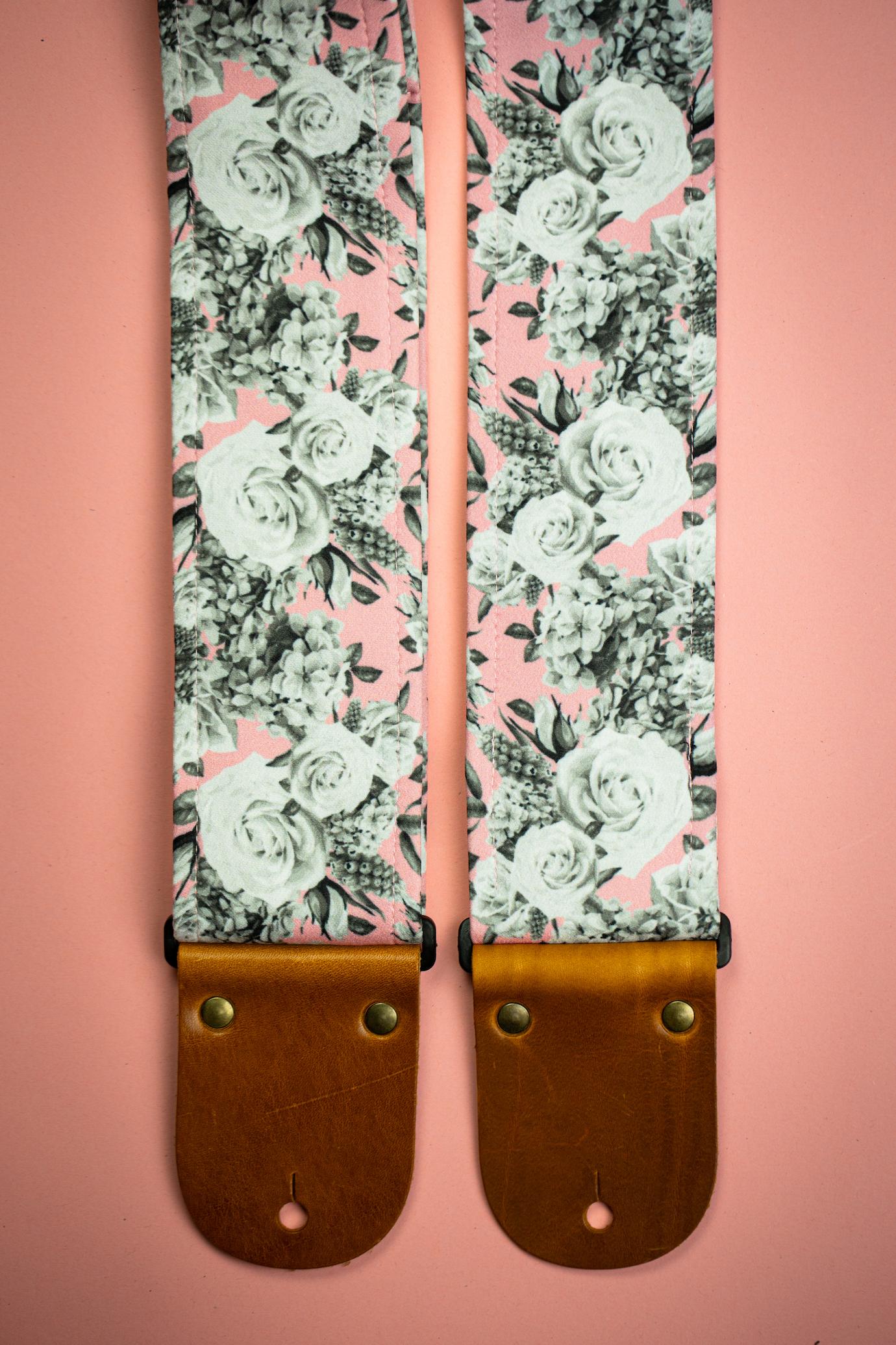 The Pink Monarch Guitar Strap - Image 4
