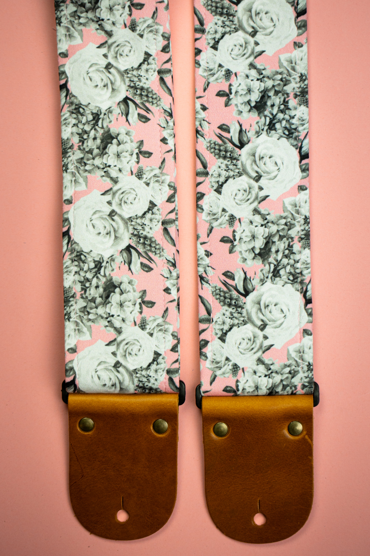 The Pink Monarch Guitar Strap - Image 4