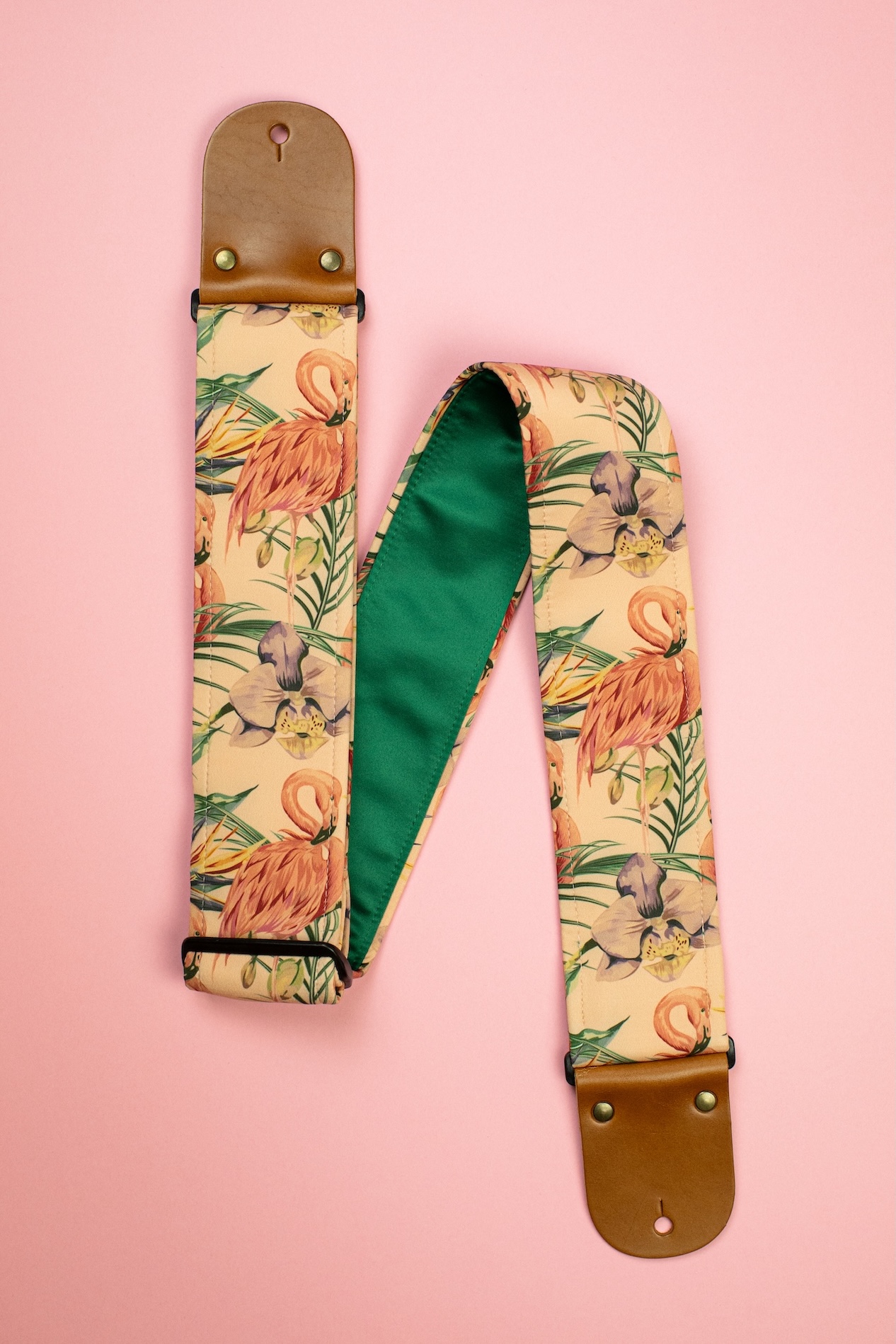 Mr.Strapsky Flamingo Guitar Strap-1