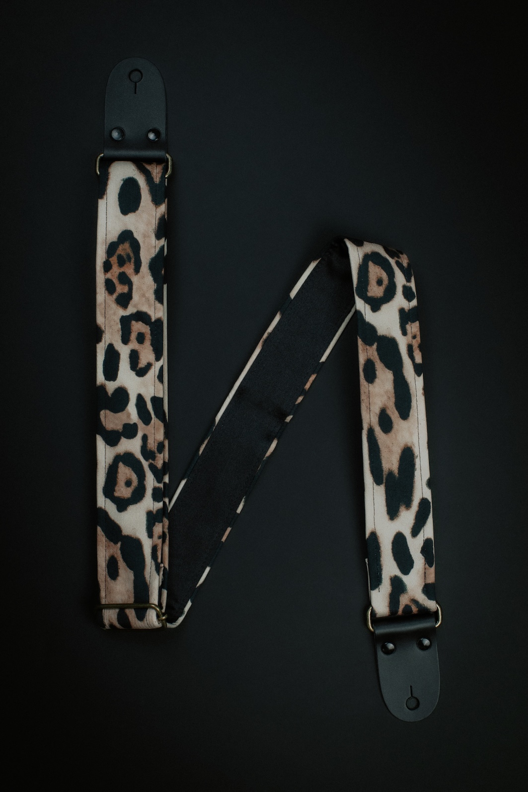Mr.Strapsky Guitar Strap Cheetah Jaguar Leopard Vintage-110