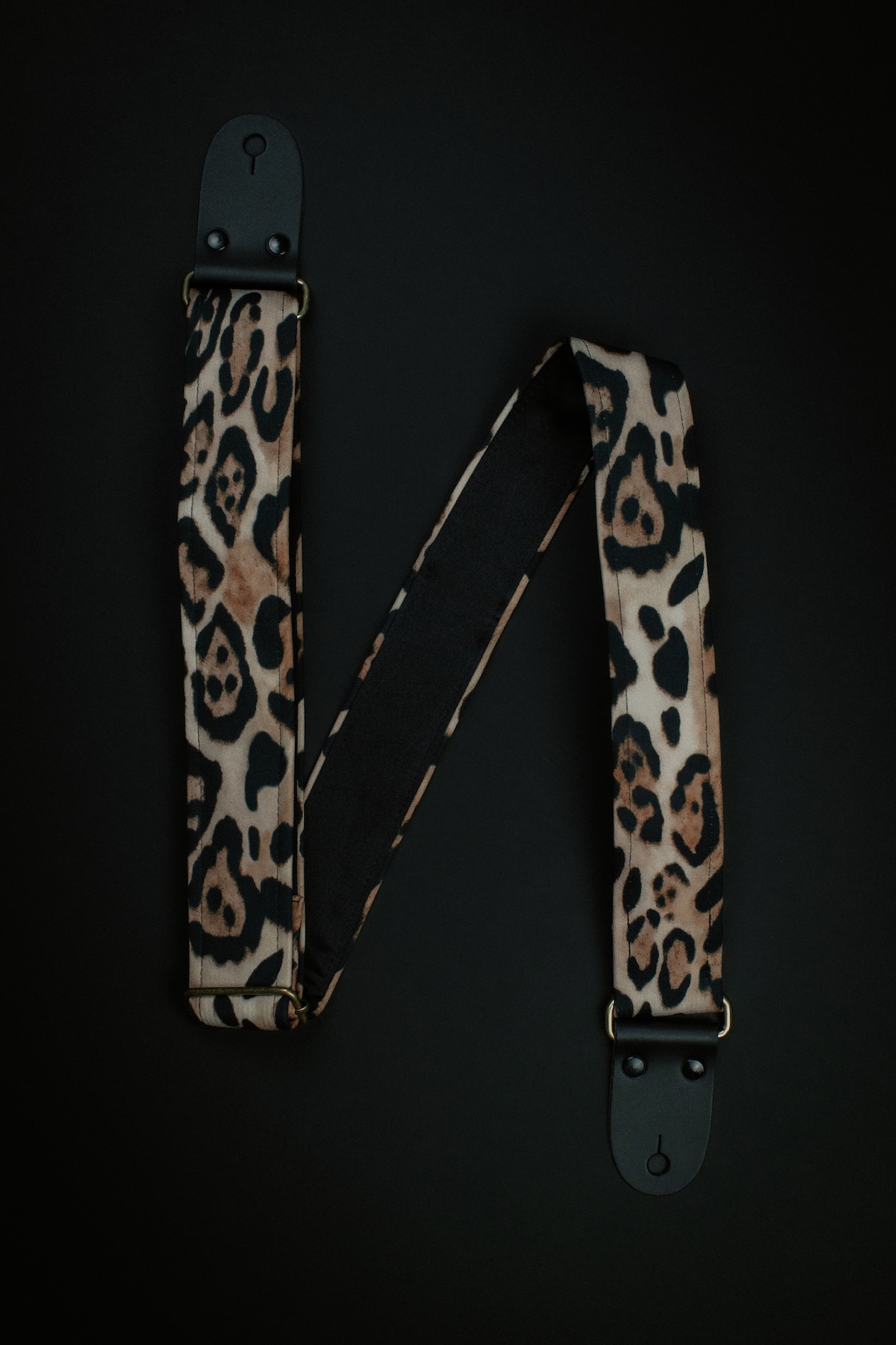 Mr.Strapsky Guitar Strap Leopard Cheetah Jaguar Vintage-117