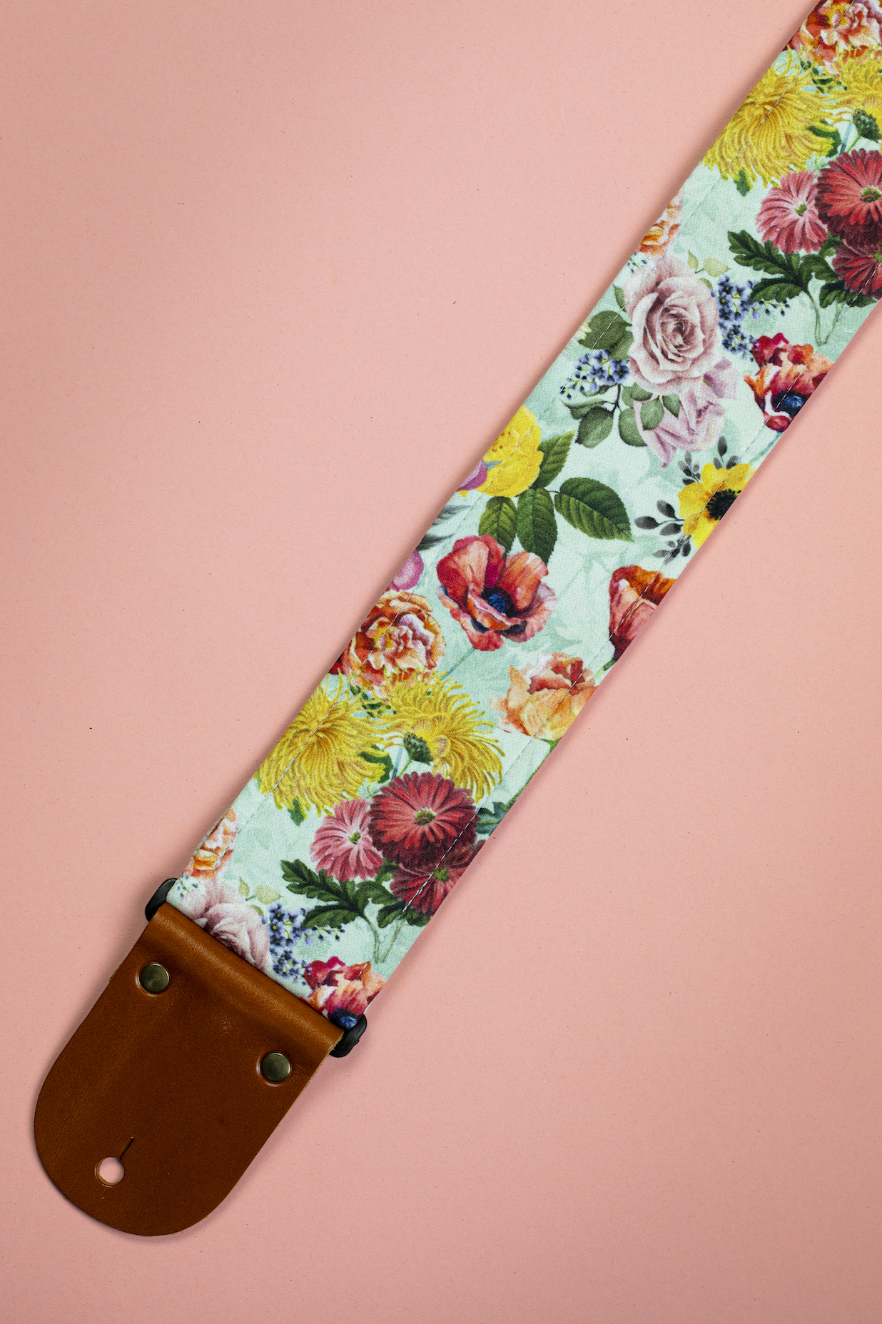 Floral Guitar Strap - Image 2