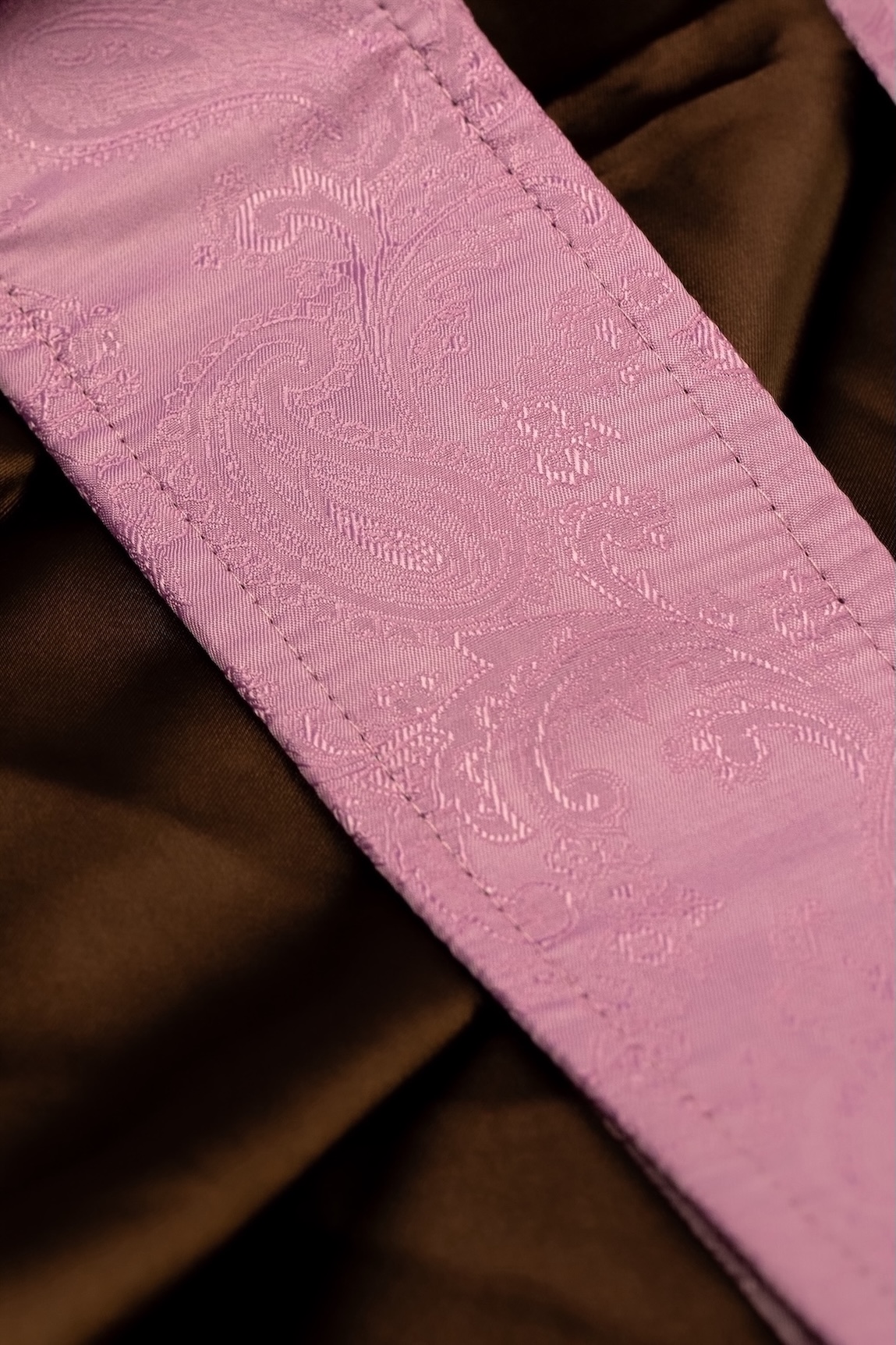Pink Paisley Custom Shop Guitar Strap - Image 4