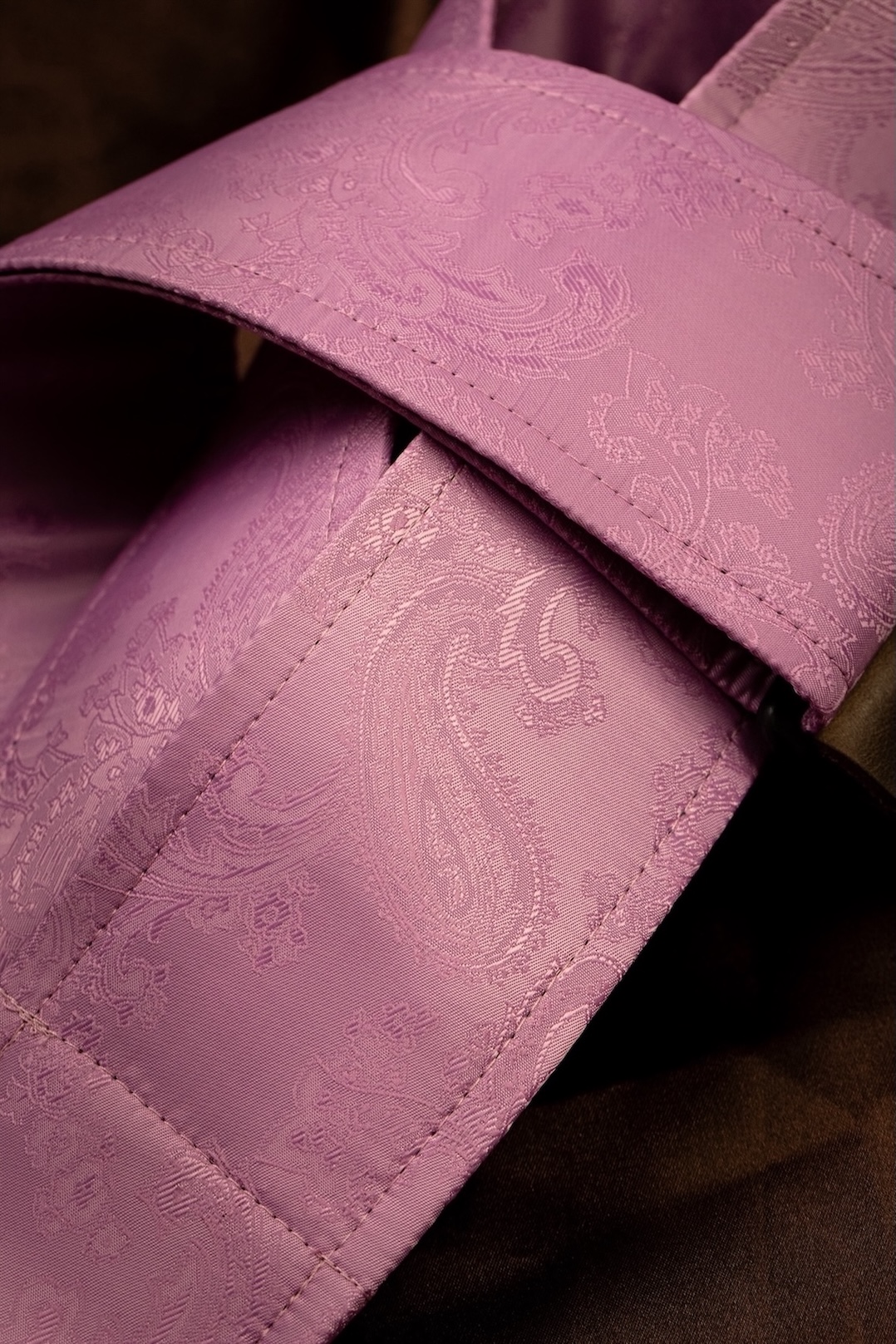 Pink Paisley Custom Shop Guitar Strap - Image 3